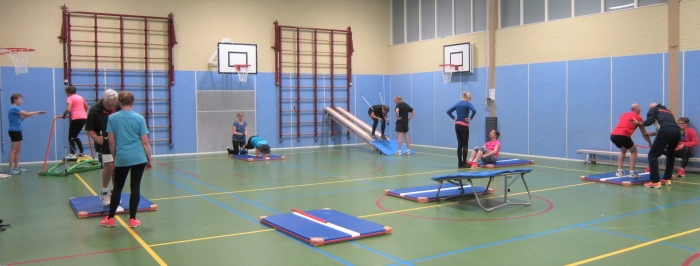 Trainen in circuitvorm voor de wintersport