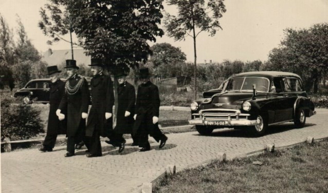Begrafenis rond 1960