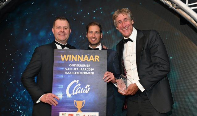 De directie Claus Company: van links af af: Daniel Kaan, Alexander Claus en Rick Claus.