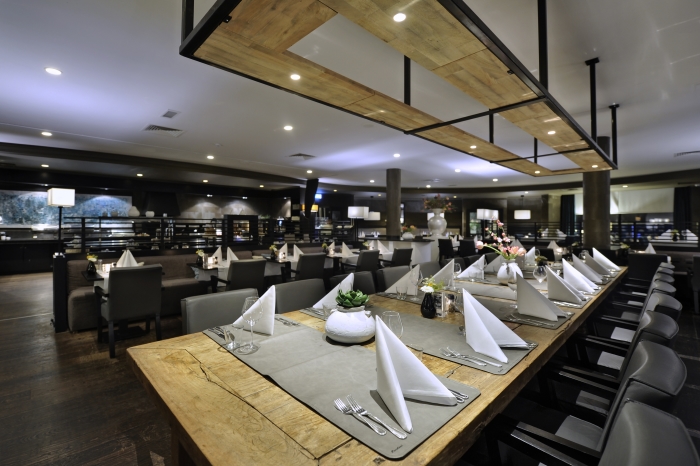 Gedekte tafels voor het Leef3.nu kerstdiner