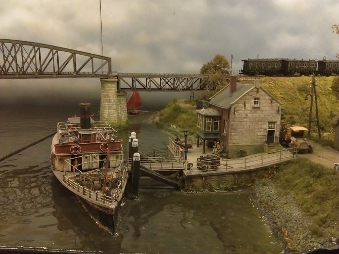 Een klein onderdeel van het diorama