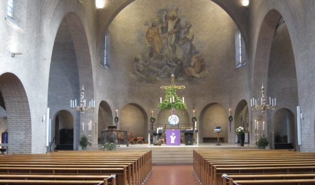 <p>Kerst in de Barbarakerk in Bunnik, in 2019, toen het nog mocht</p>