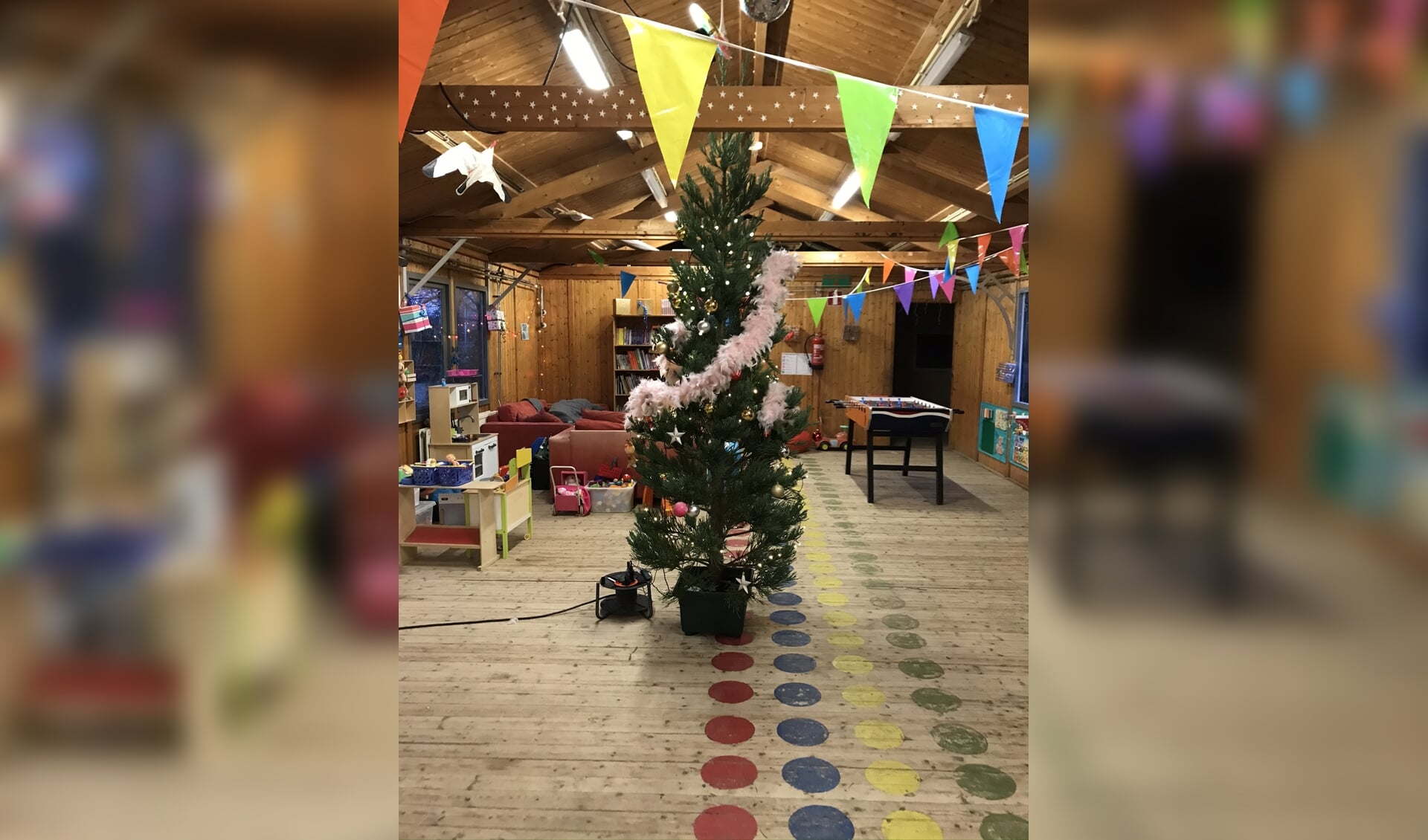 Kerstboom bij Jeugdland