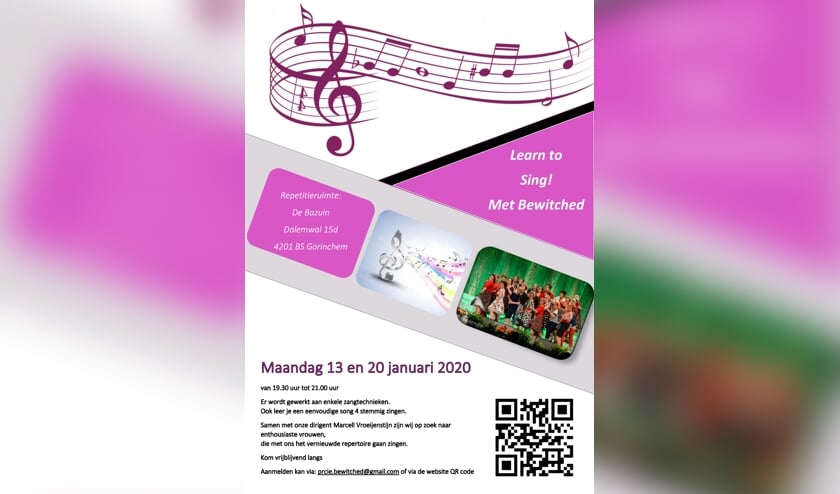 Flyer Learn to sing