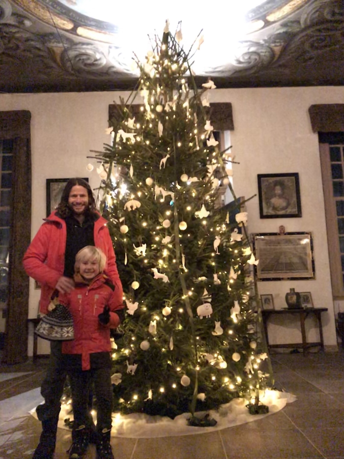 De deftige dieren kerstboom