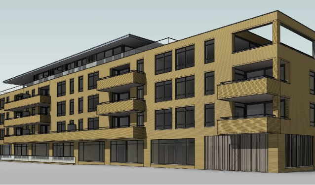 Plan voor bouw van 25 appartementen aan Texelstraat.