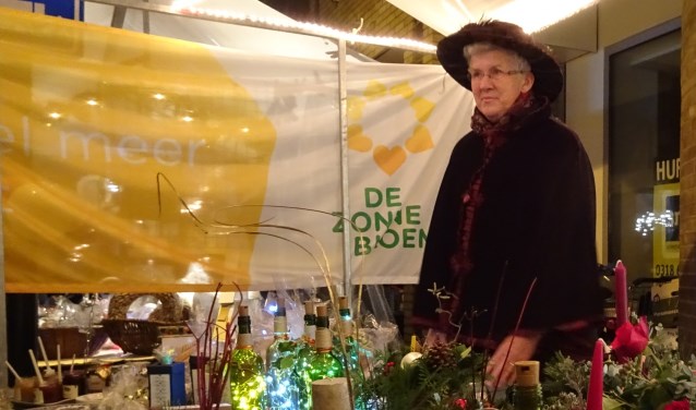 Zonnebloem kerstkraam