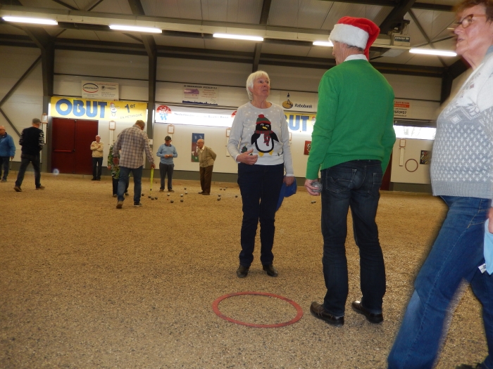 Kerstfeest bij Mazijk de Petanque.