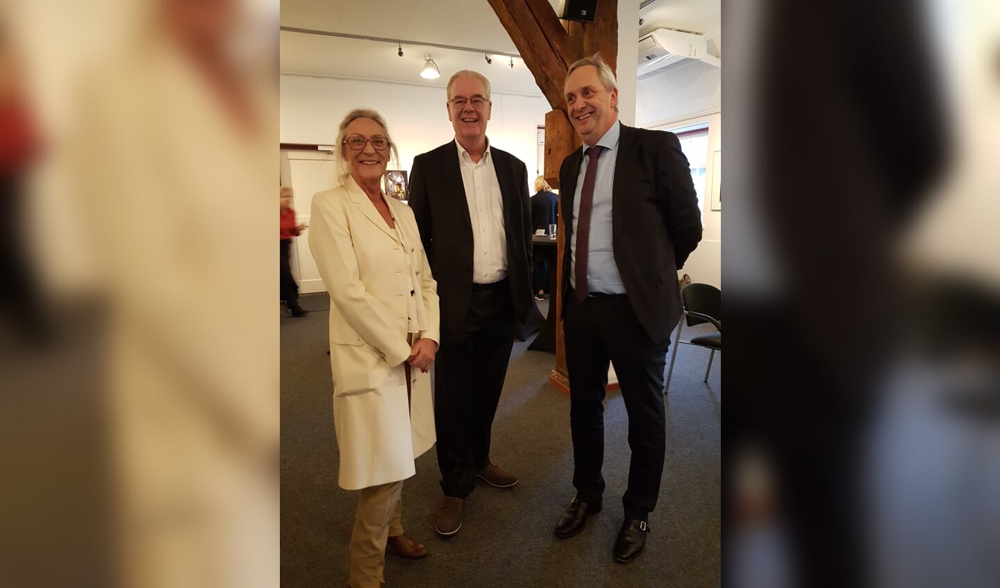 echtpaar Groenewegen, wethouder Waaldijk