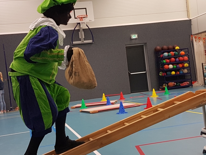 Piet beklimt 'het dak'