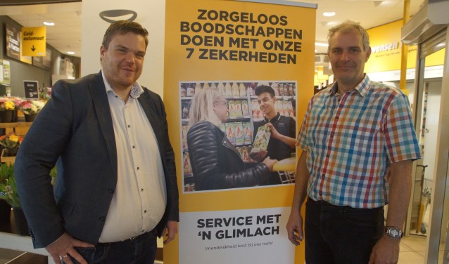 Rob Veltink en Benedict Jansen kijken uit naar de komst van de ijsbaan op het Plein.