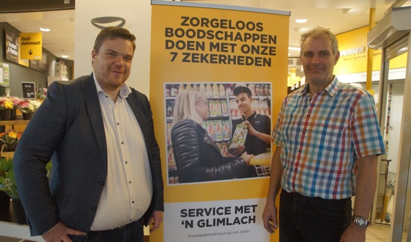 Rob Veltink en Benedict Jansen kijken uit naar de komst van de ijsbaan op het Plein.