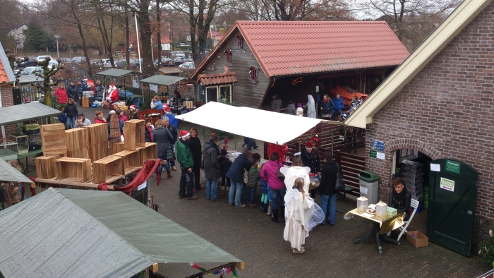 gezellige kerstsfeer
