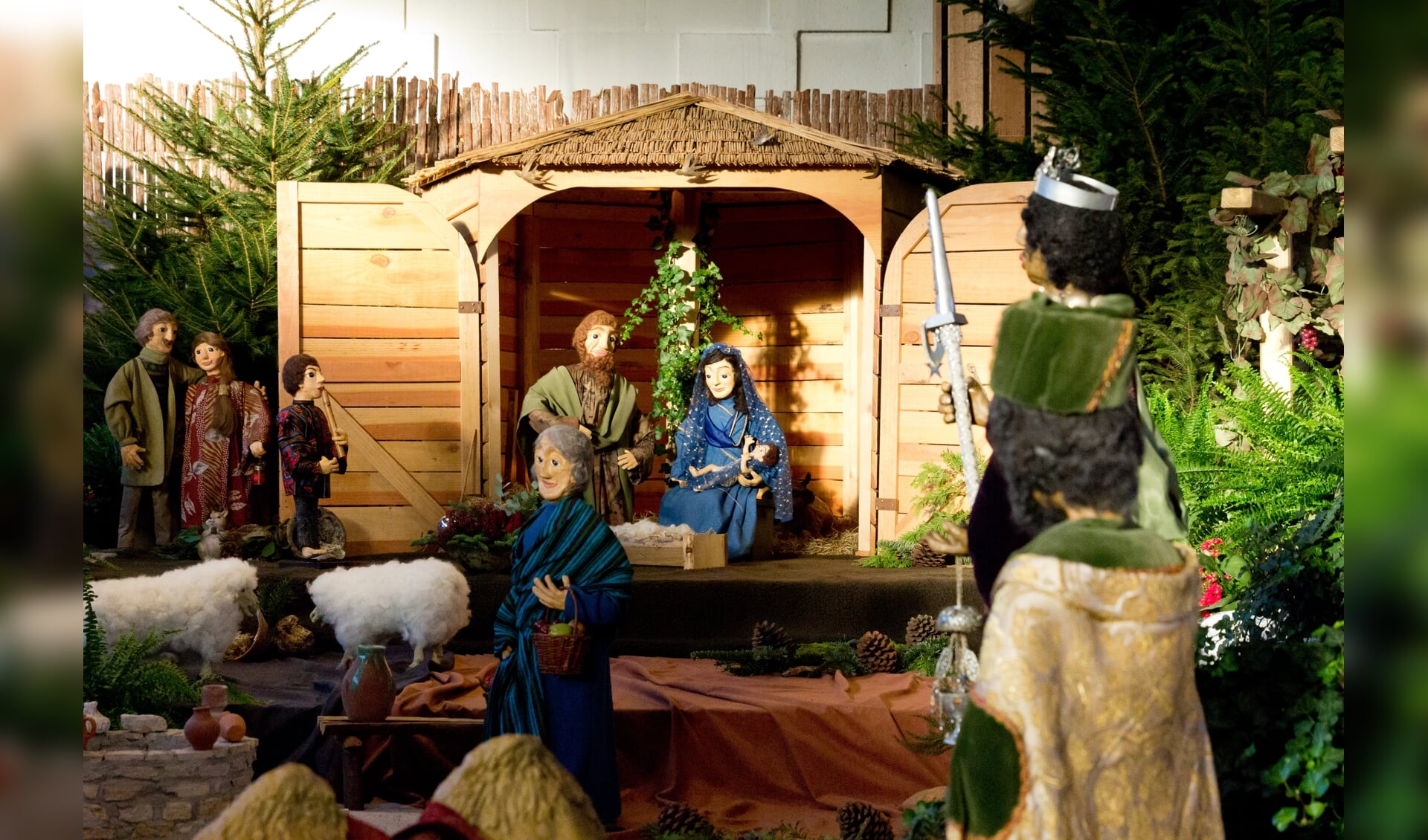 Kerststal Nicolaaskerk, Odijk van kunstenares Thea Lammers 
