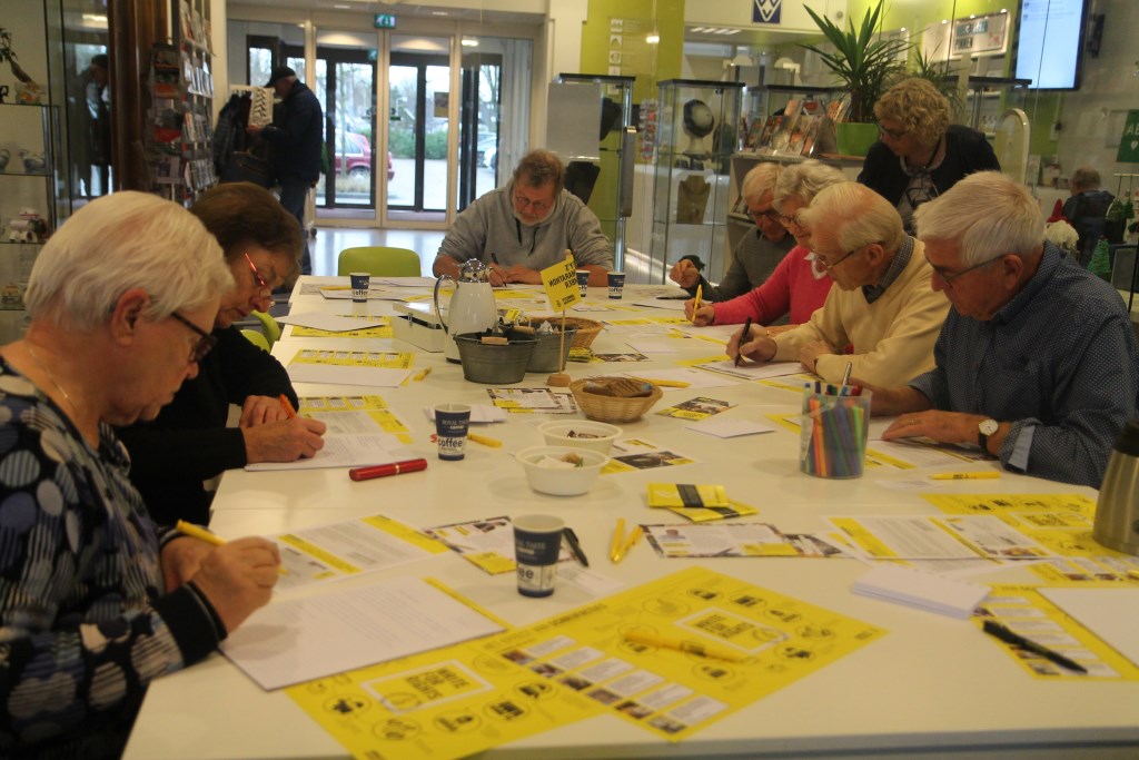 In Woudenberg werden 340 brieven en 175 kaarten verstuurd.
