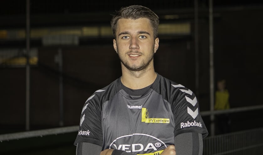 Georgy Theus scoorde eerste doelpunt voor Lunteren.