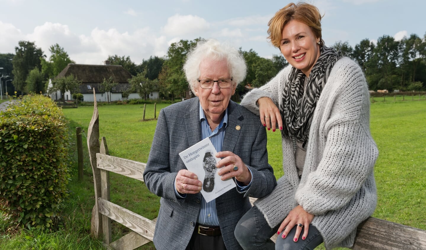 Arie Boudestein en Annemarie Bootsman schreven het boek 'De hongerwinter ontlopen'.