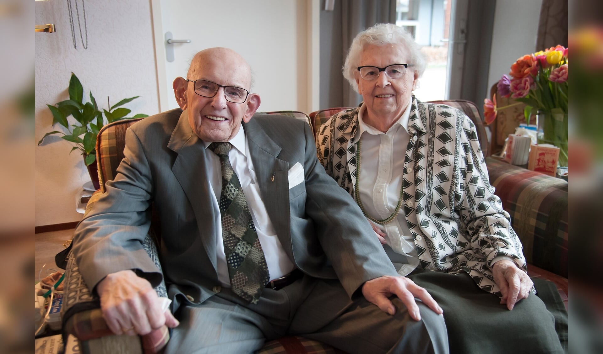 Echtpaar Bruijn-van der Giessen: 65 jaar getrouwd en nog steeds gelukkig samen.