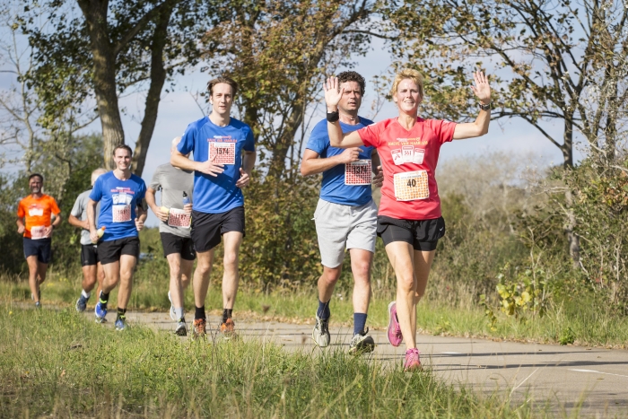 Lopers tijdens de Halve van Haarlem