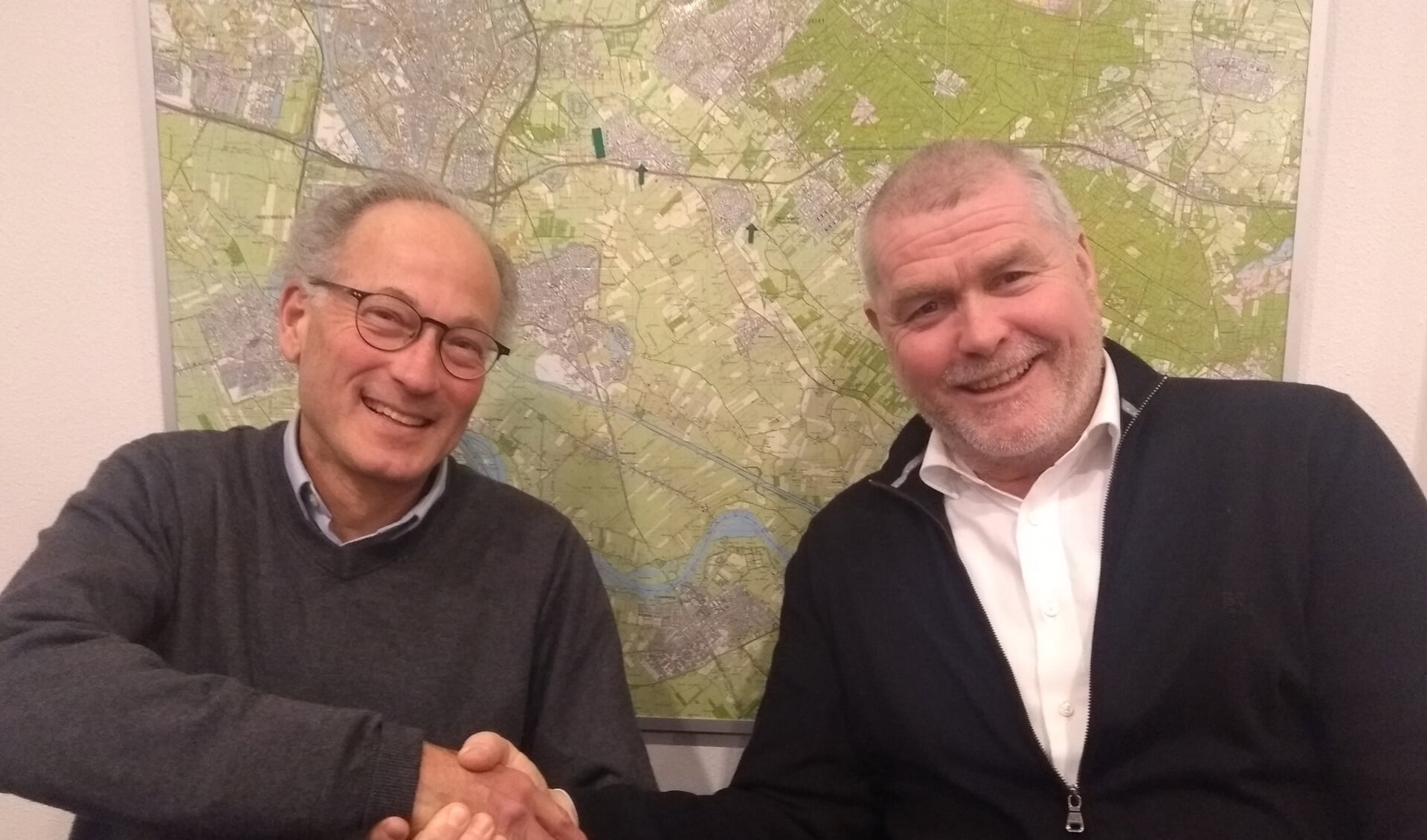 Ralph Hallo (links) stapt na de verkiezingen over naar D66 en Arie Viskil stopt als raadslid