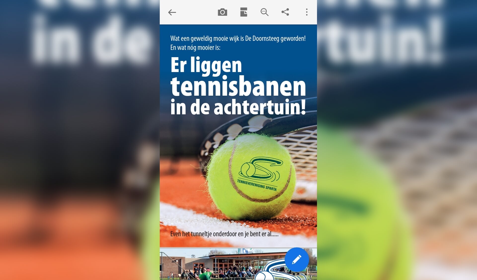 Tennissen in de achtertuin