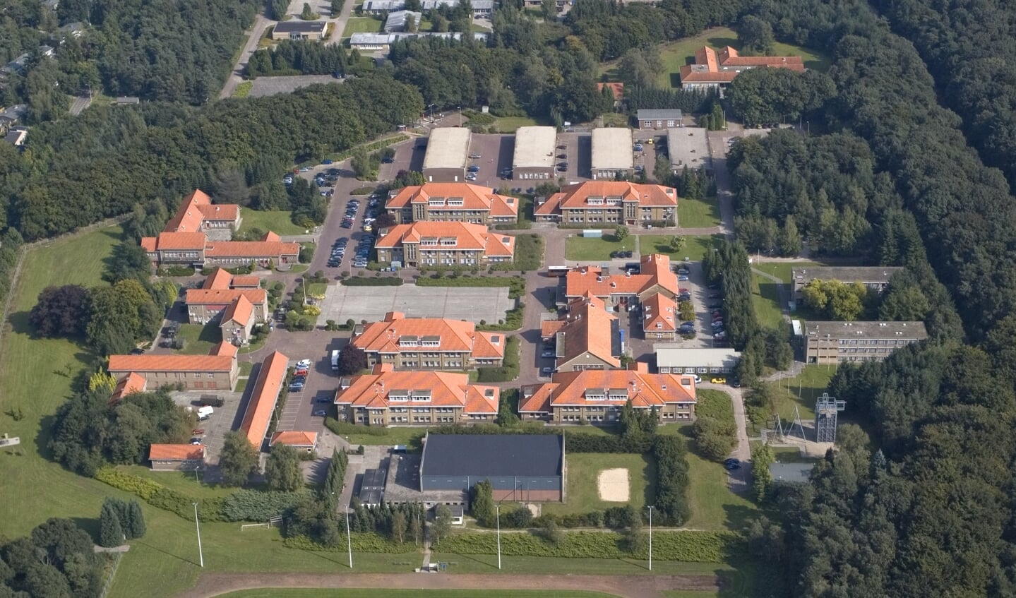 De voormalige kazerneterreinen.