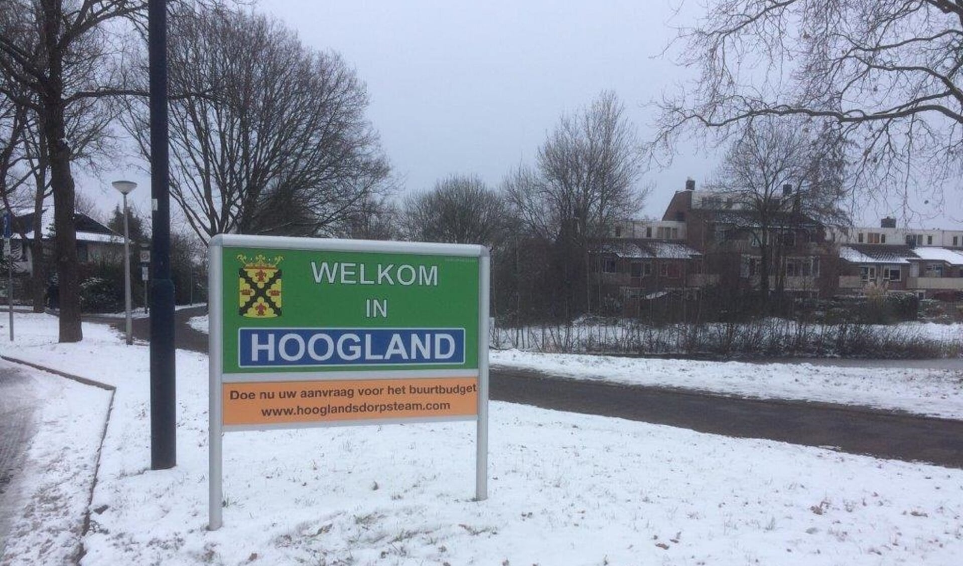 Welkom in Hoogland met de oproep voor het Buurtbudget
