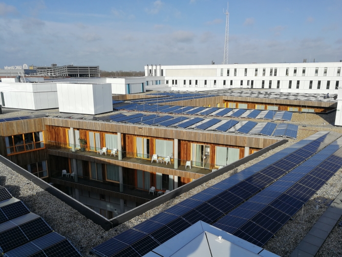 zonnedak van het Prinses Máxima Centrum