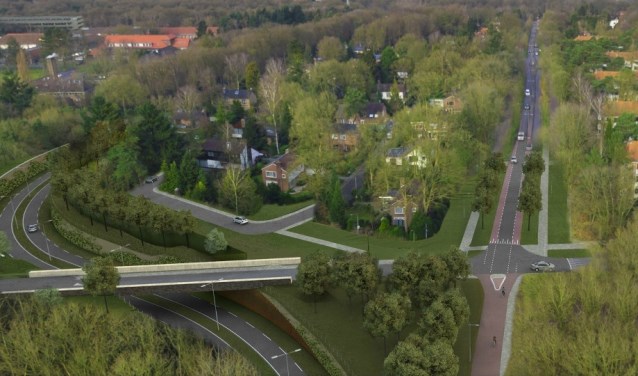 Ontwerp van de westelijke ontsluiting