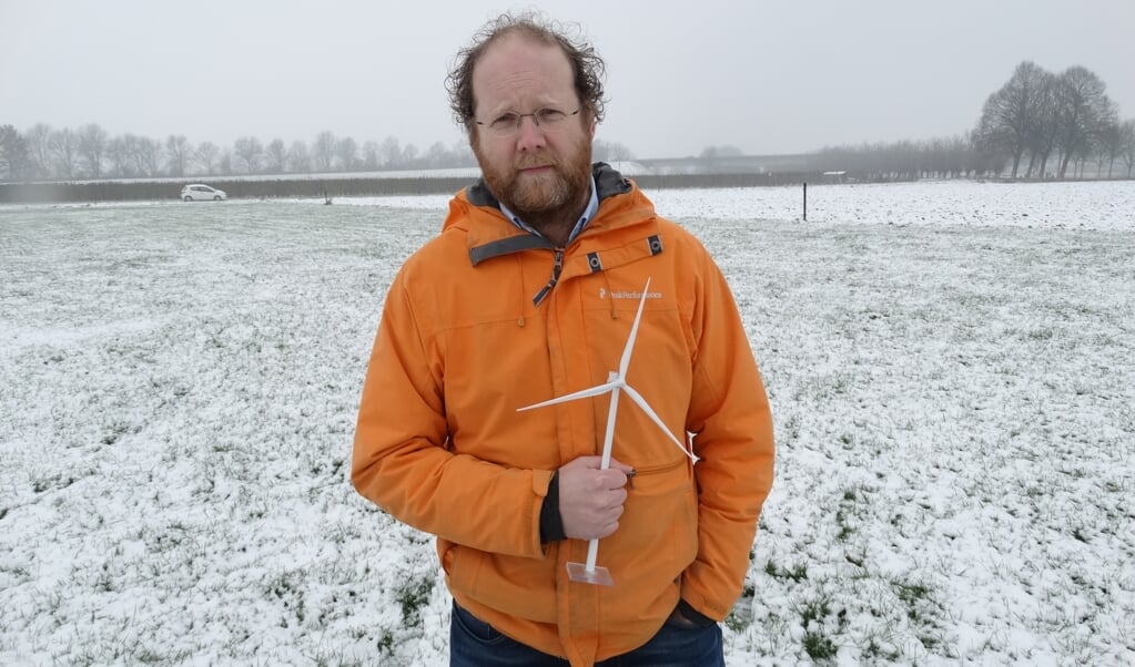 Al jaren is de Houtense ondernemer Ruben Berendts bezig met het realiseren van een windpark in het buitengebied van Houten