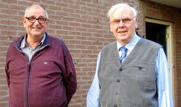 Harry Saaltink (links) zette zich altijd in voor de Leusdense burgers.
