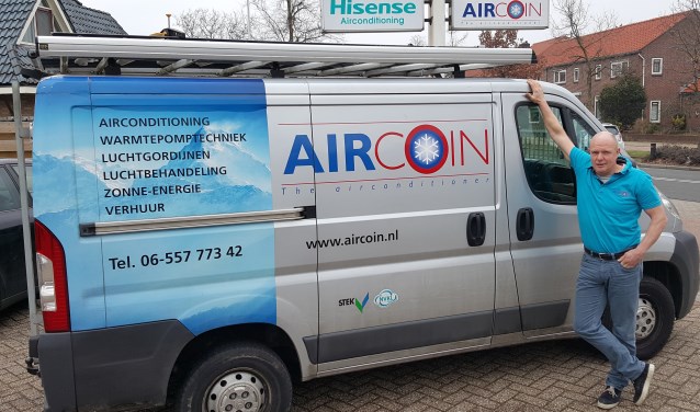 Gert van de Munt: ,,Een airconditioningbedrijf heb je het volledige jaar nodig."