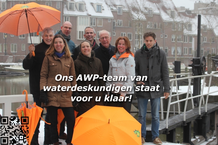 AWP-team voor HDSR op Weerdsluis in Utrecht