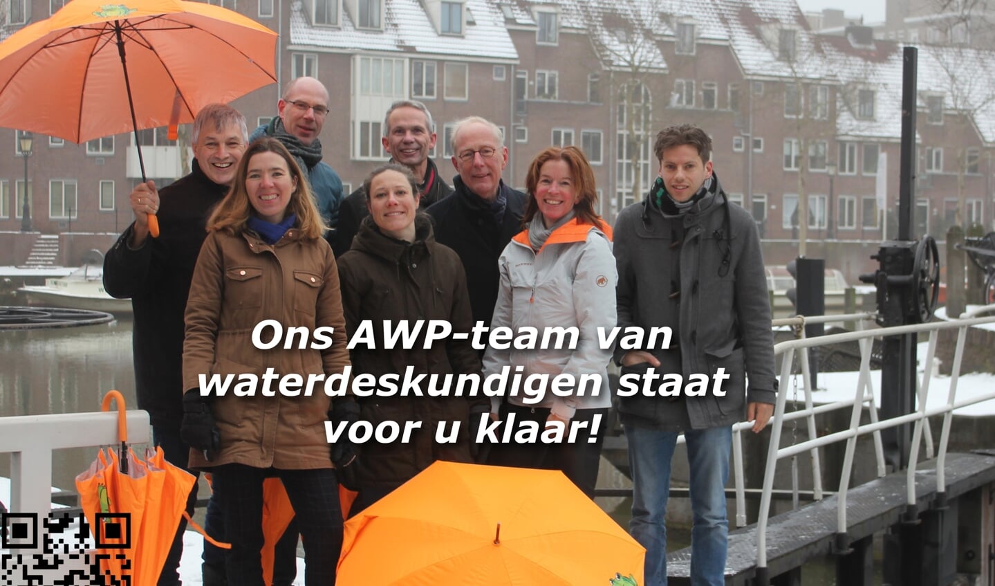 AWP-team voor HDSR op Weerdsluis in Utrecht