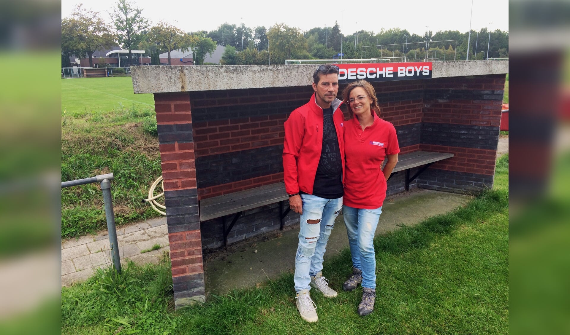 Familie Beumer heeft een prettige zondagmiddag bij Edesche Boys achter de rug.