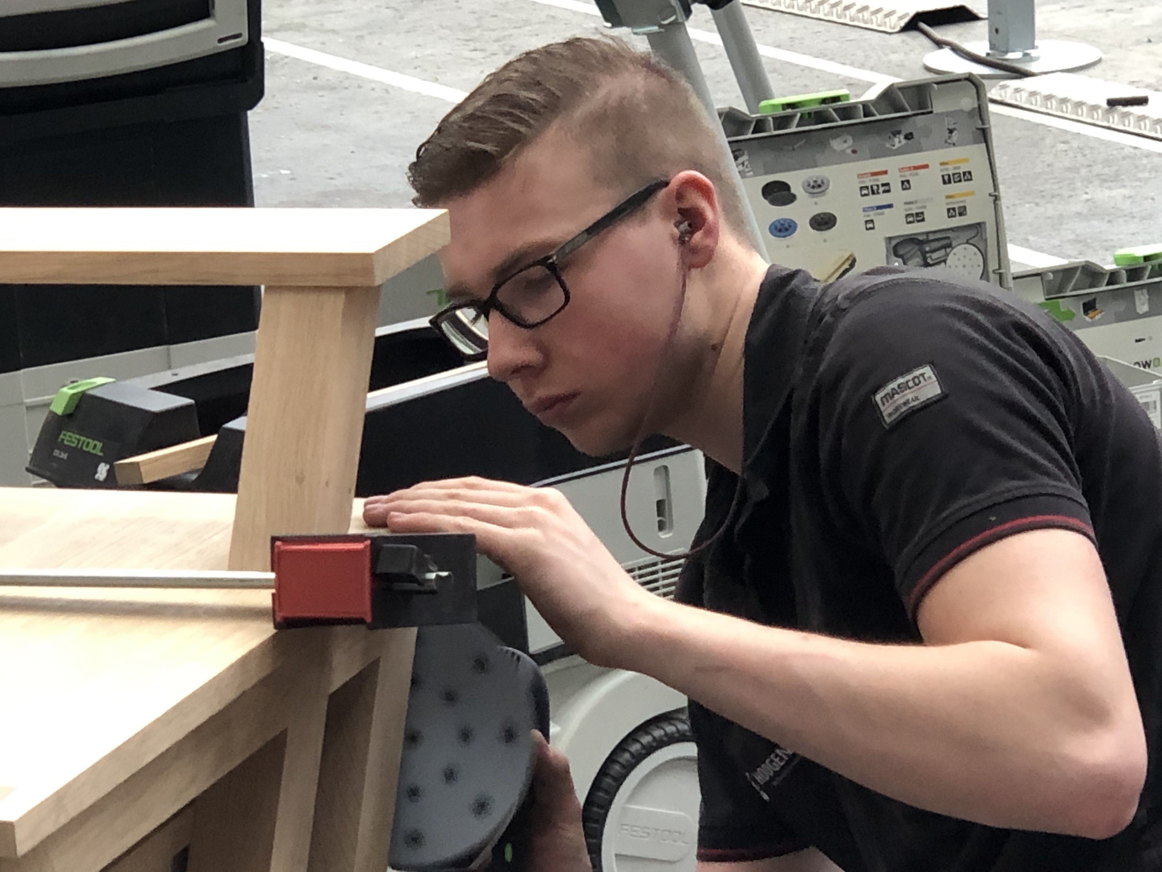 Bauke-Jan op de Skills Heroes Finals.