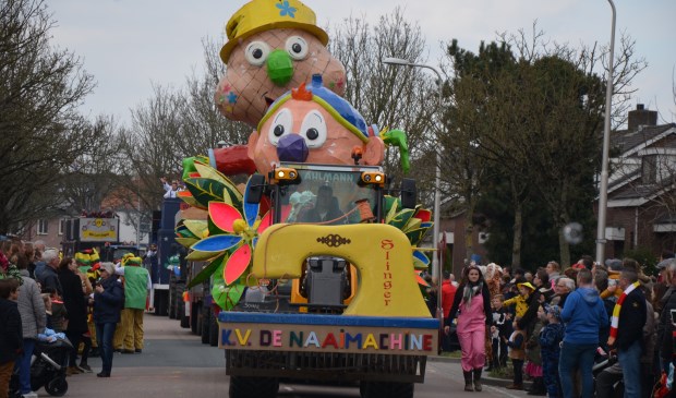 De grote carnavalsoptocht trok zaterdagmiddag door Wijk