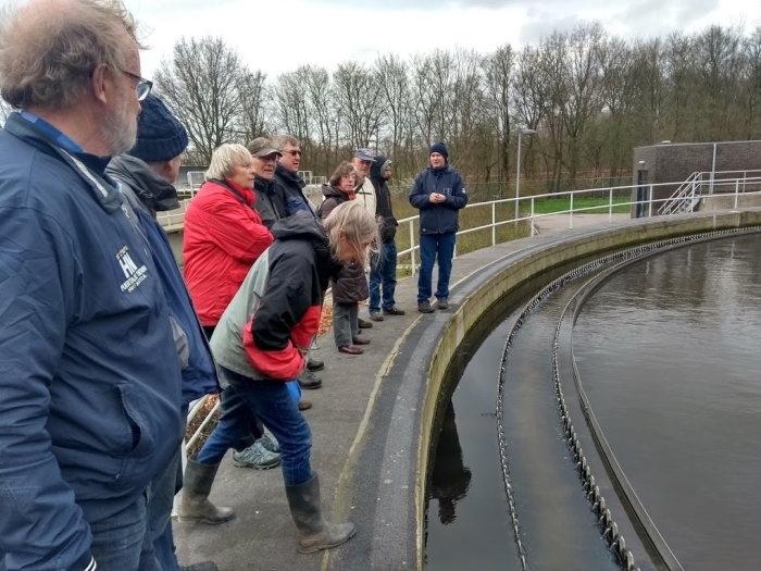 Rondleiding bij de rioolwaterzuivering Bunnik.
