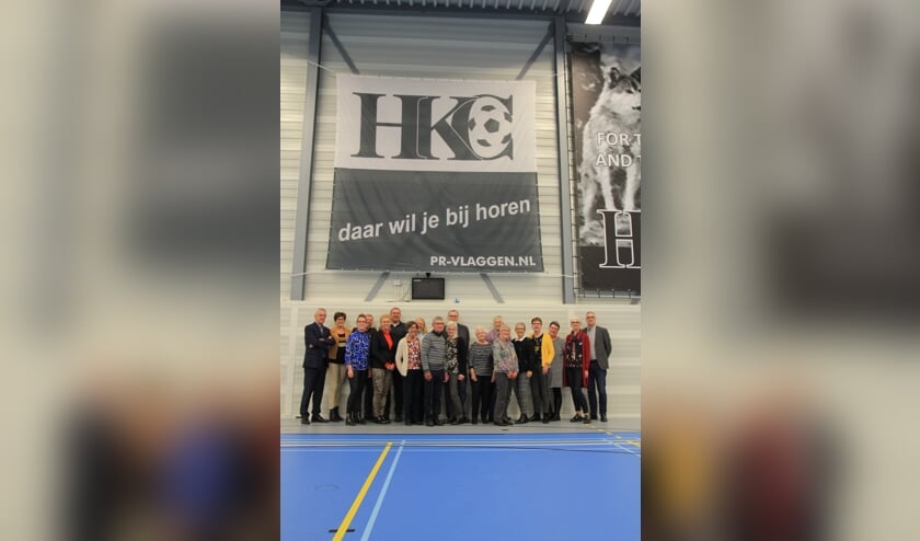 De grote groep HKC-jubilarissen