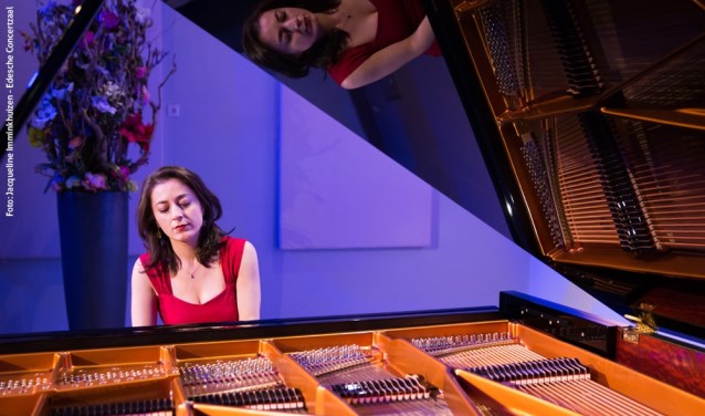 Pianiste Sophiko Simsive speelt op vrijdag 22 maart Beethovens 'Eroica-Variationen' en Sjostakovitsj ''Tweede Pianosonate'.