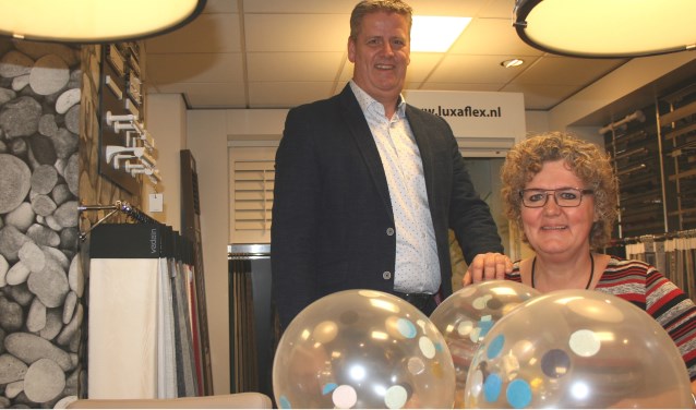 Edwin en Marie Louise van Nieuwenhuizen in hun familiebedrijf dat 35 jaar bestaat.