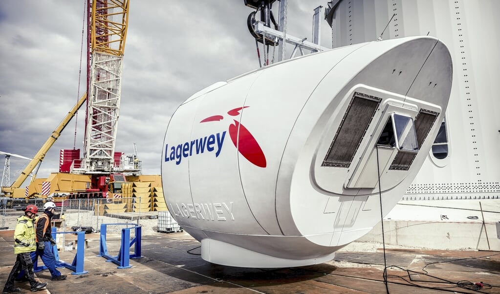 Windmolenfabrikant Lagerwey wordt in het onderzoek omschreven als een 'voornaam productiebedrijf' op Harselaar.