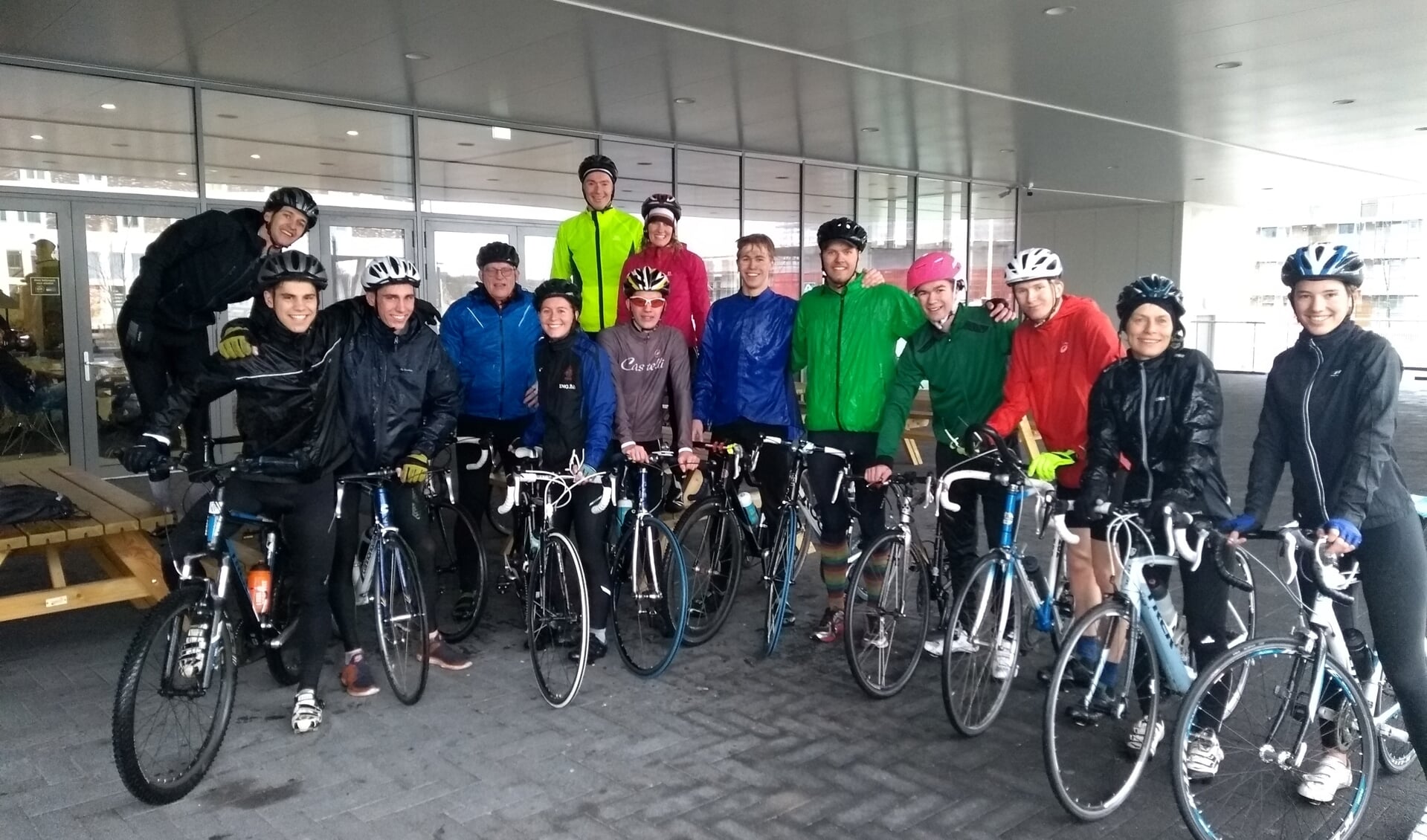 Team Griftland Holland4ALS dat 180 km gaat fietsen
