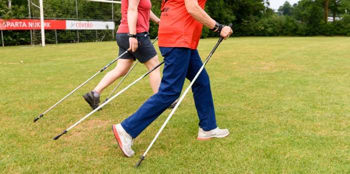 Actief wandelen met stokken (poles)