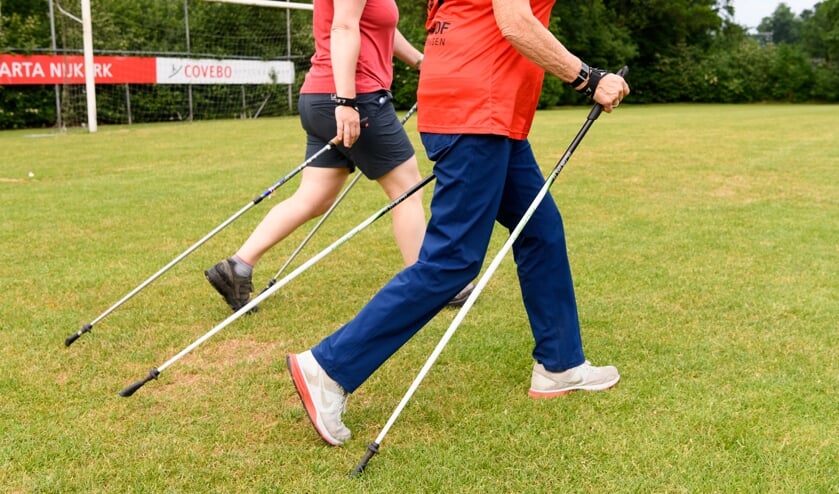 Actief wandelen met stokken (poles)