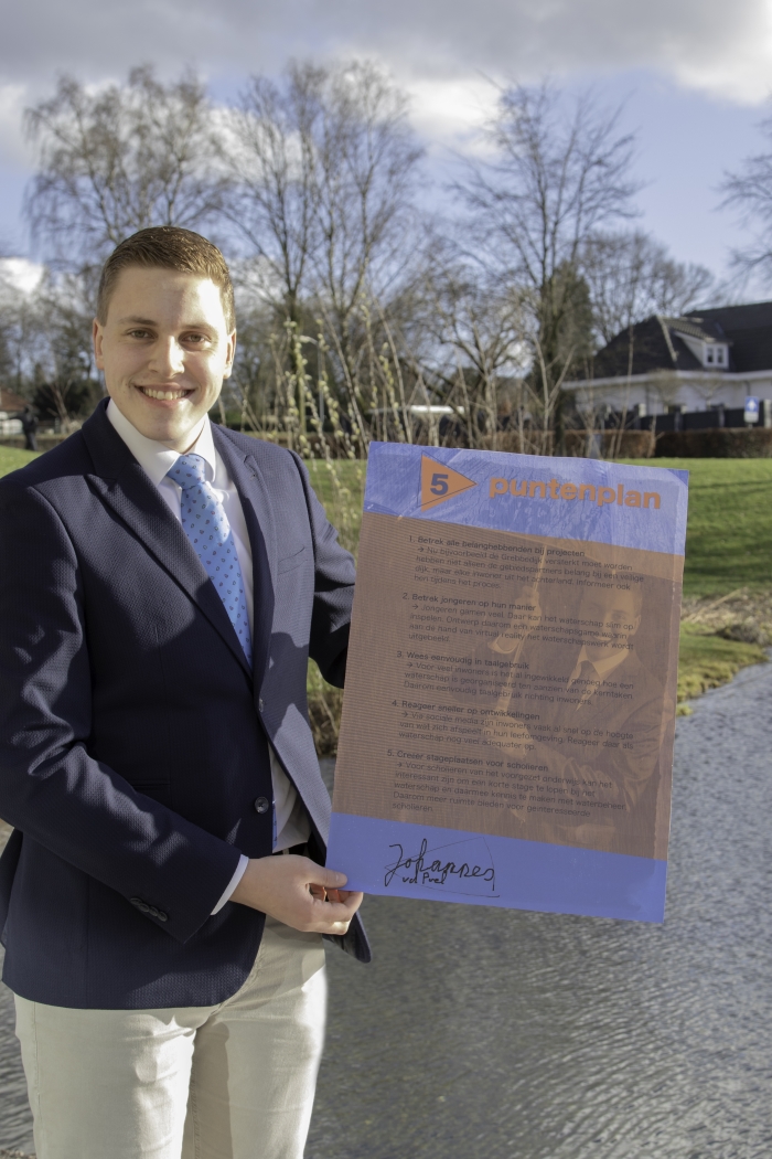 Johannes met zijn 5-puntenplan