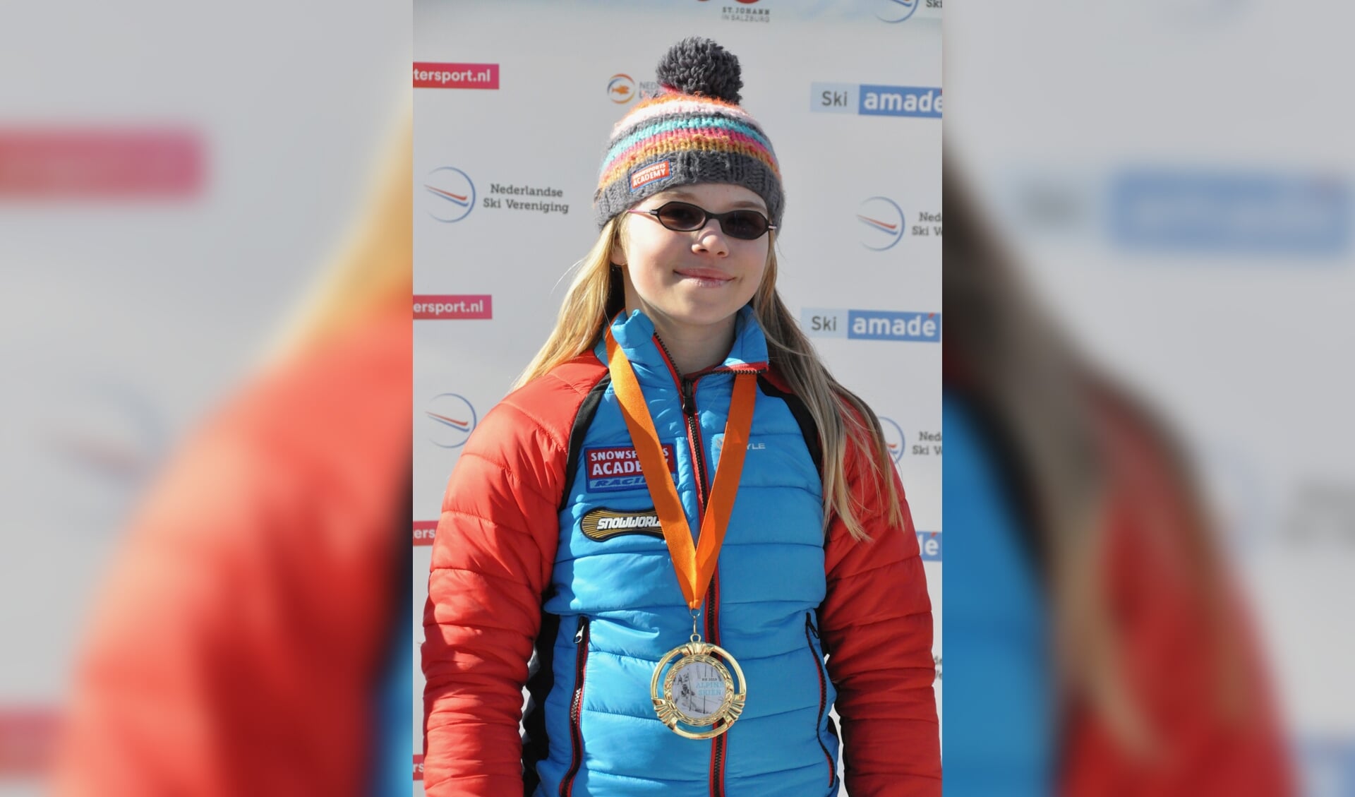 NJK alpineskiën 2019, 1e plaats slalom Aspiranten II meisjes, Sankt Johann-Alpendorf
