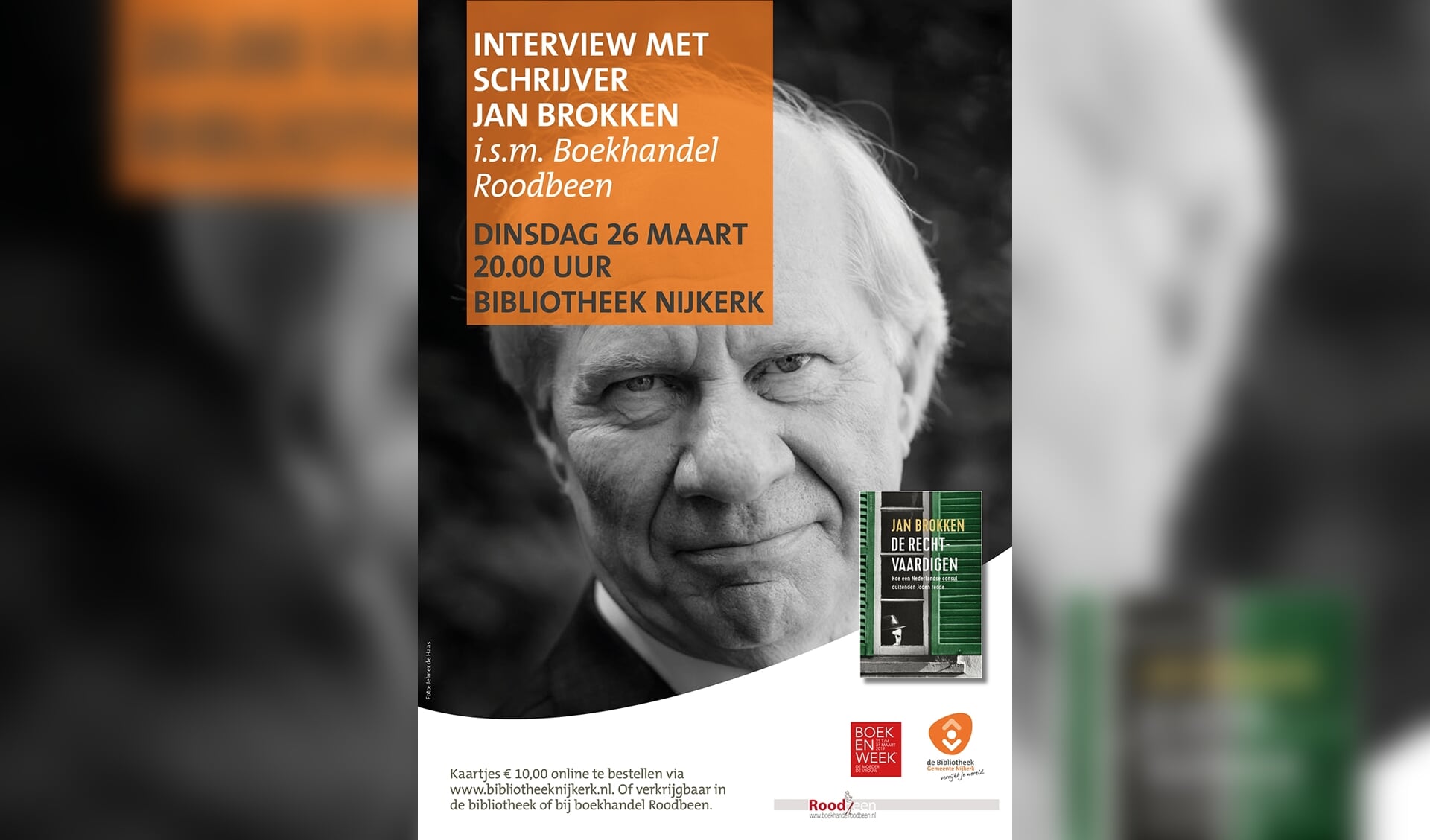 Interview Jan Brokken op dinsdag 26 maart