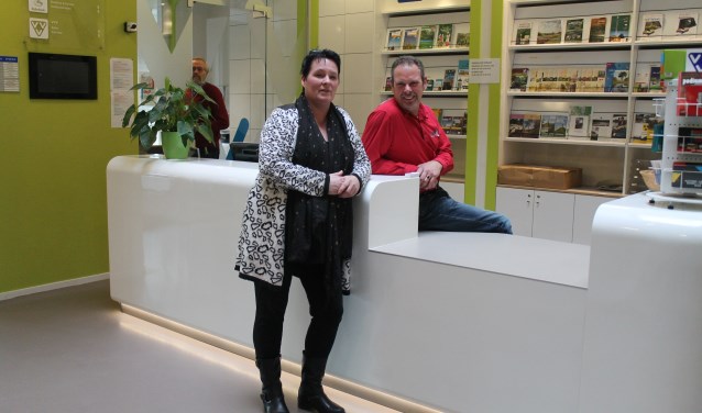 Baliecoördinator Hennie de Ruiter en voorzitter Sietse Hoogenberg.