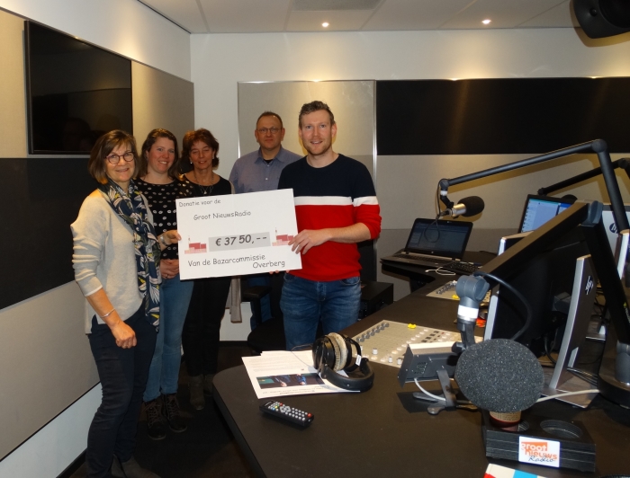 overhandiging cheque